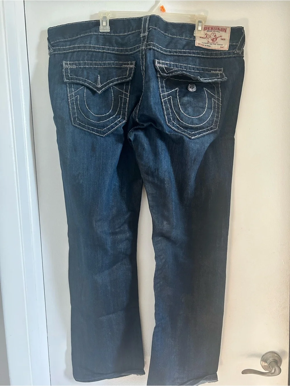 True Religion Dark Wash Blue Denim Jeans